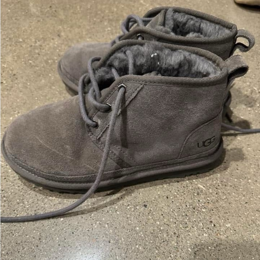 Grey UGG women neumal boots